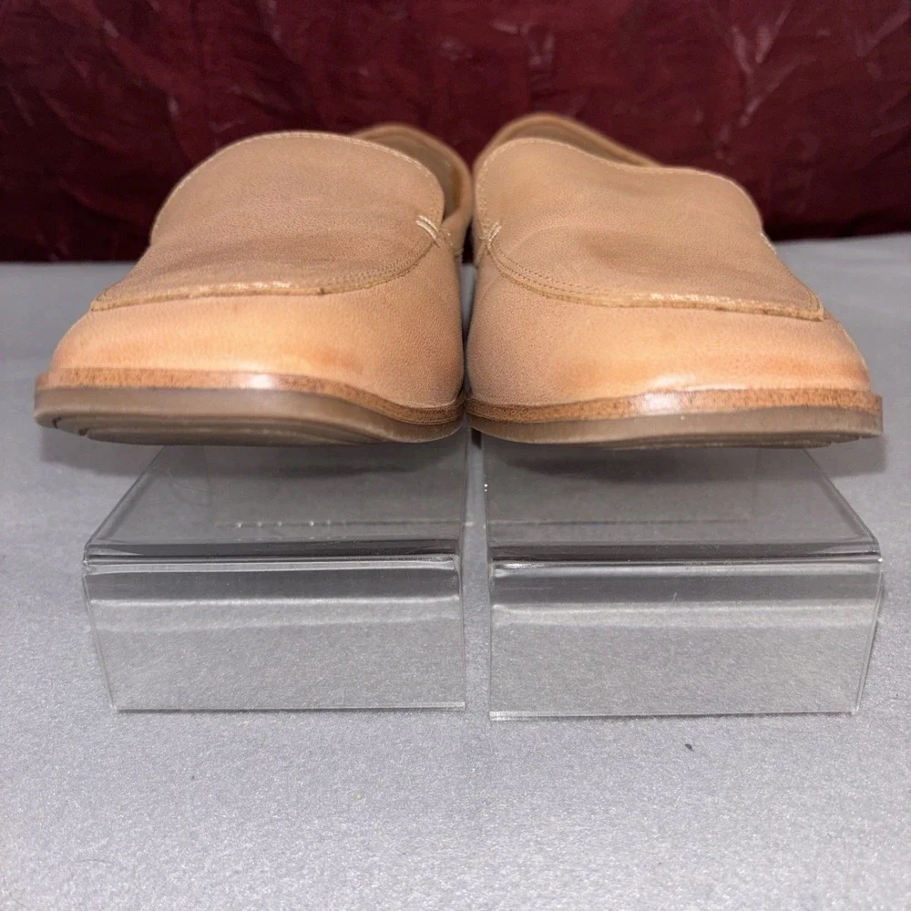 Lucky Brand Laurien Leather Slip On Loafers Shoes Pinky Beige Women's Size 9.5M